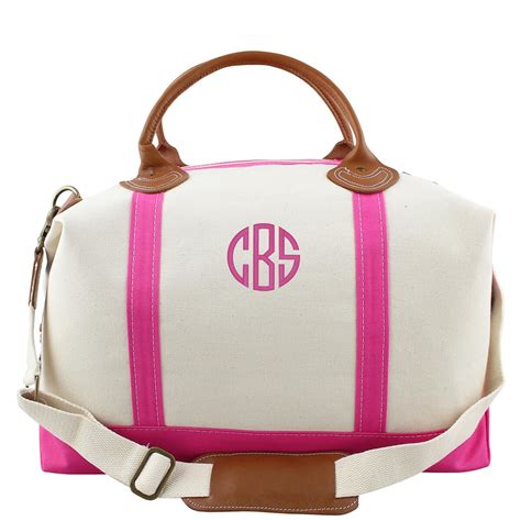 Monogrammed Travel Bags for the Weekender .